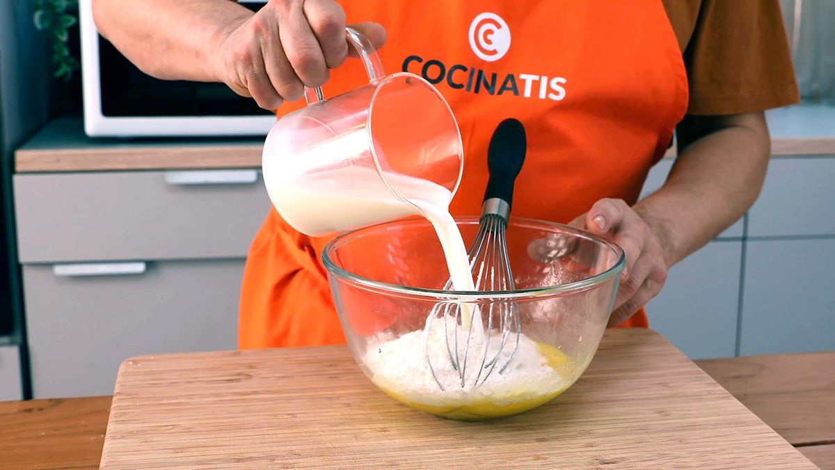 Cómo hacer blinis  paso 2