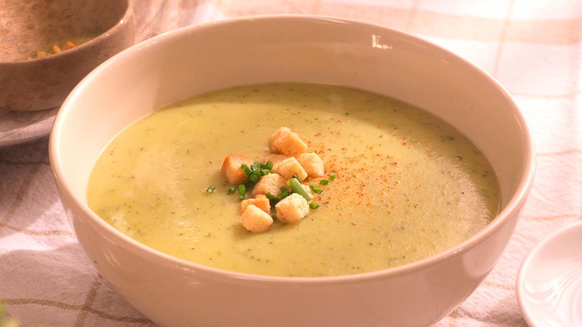 Receta de crema de calabacín   paso 7