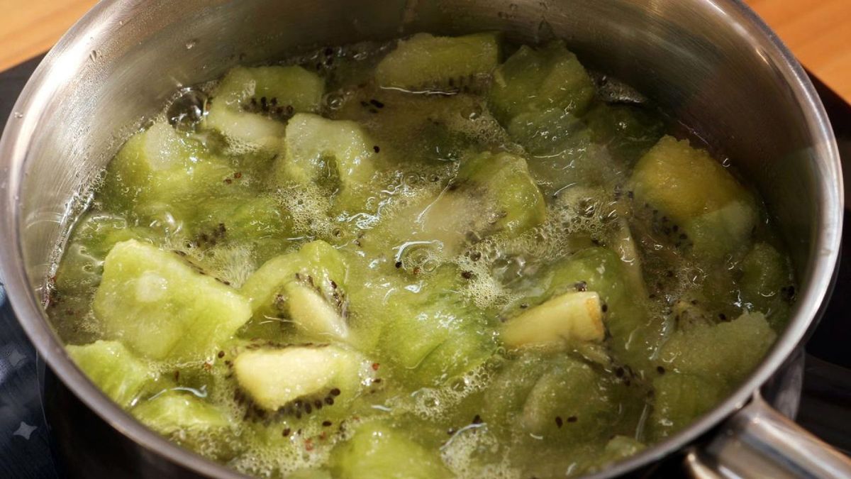 Mermelada de kiwi   Paso 3
