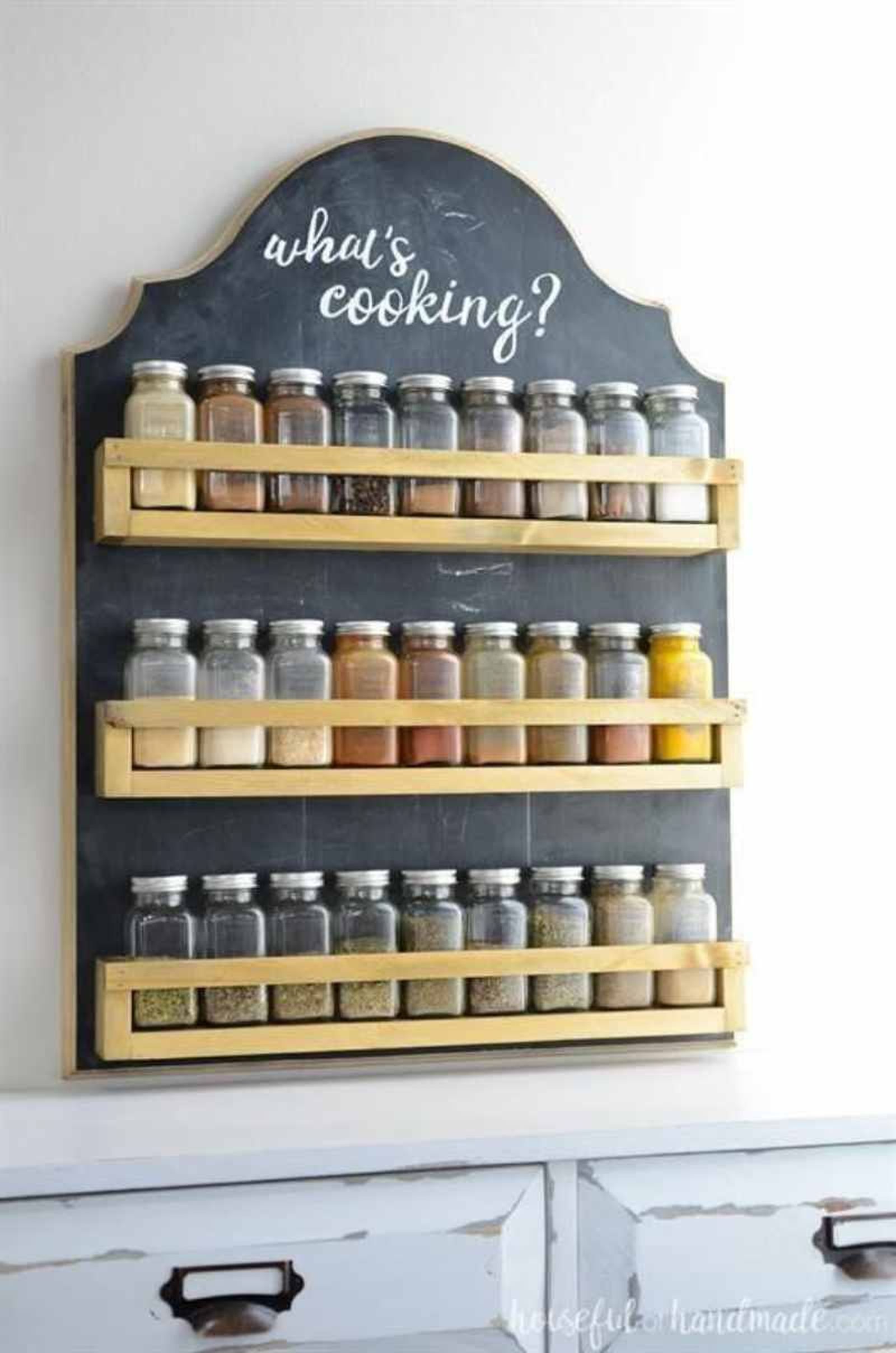Organizador de especias para la pared o la puerta / Pinterest
