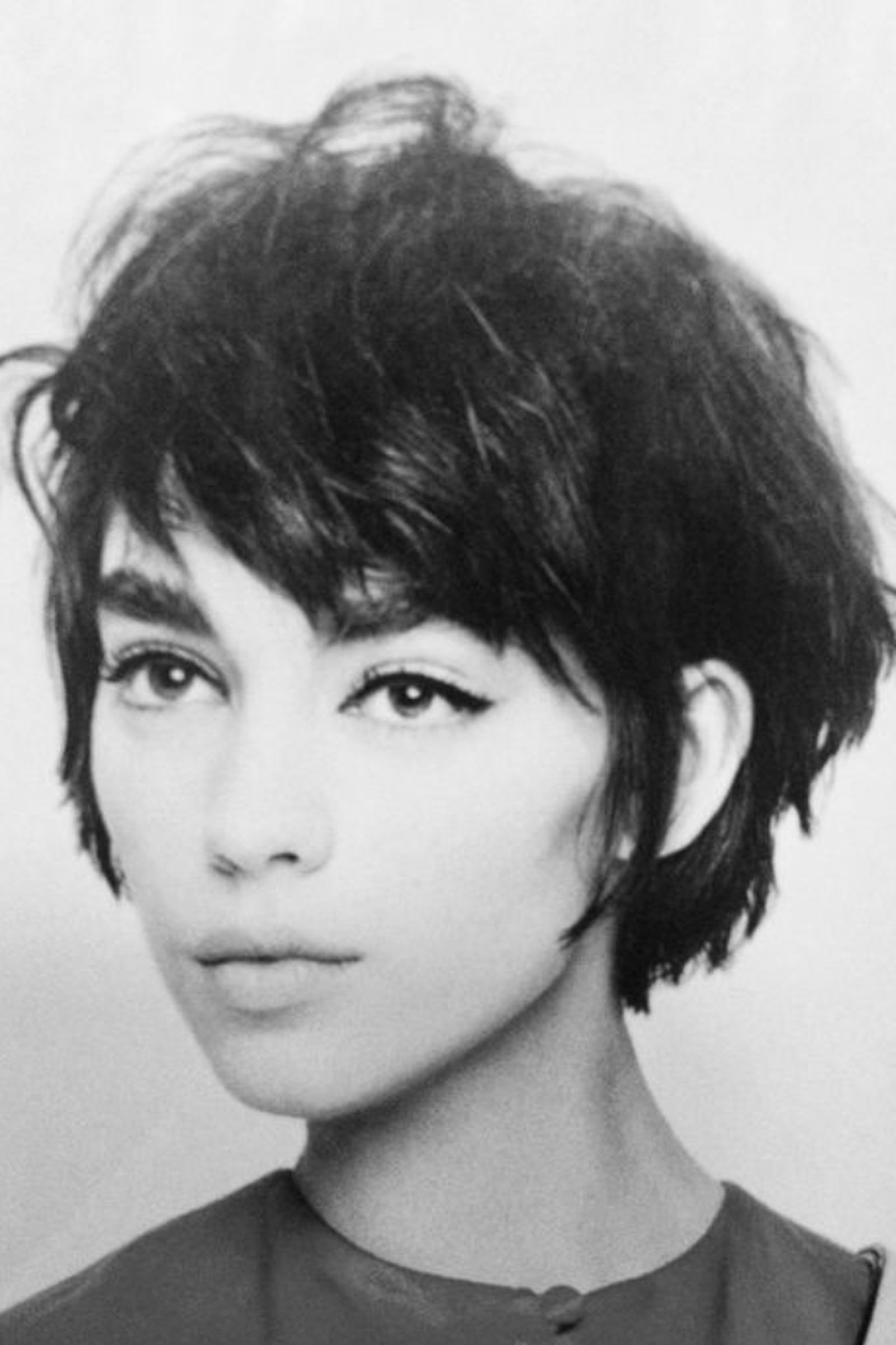 cropped hair