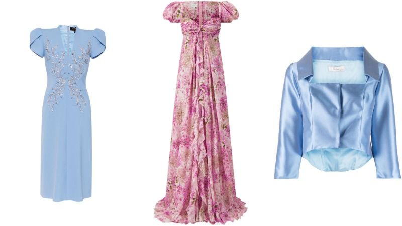 Diseños de Jenny Packham, Giambattista Valli y Fely Campo / Fotos: Farfetch