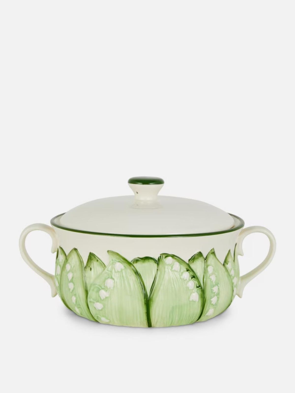 Ramequín de lirios.