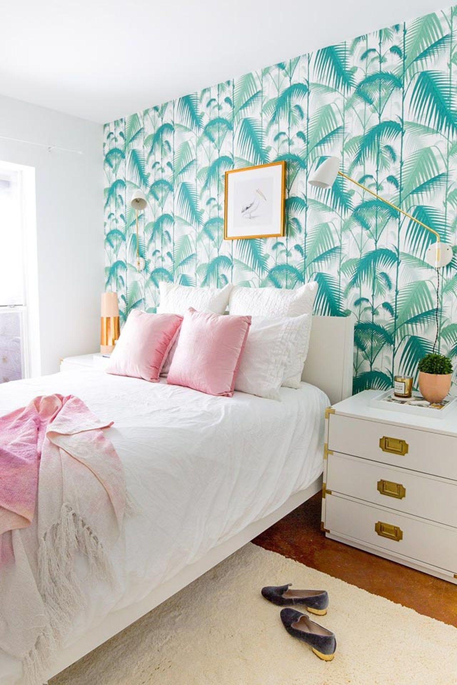 Ideas para renovar el dormitorio con papel pintado 9