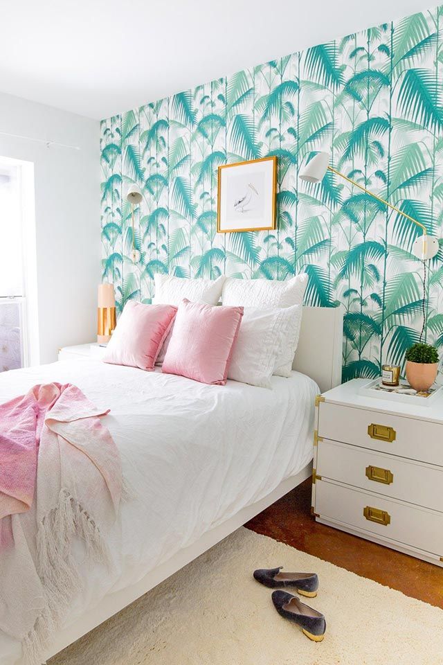 Ideas para renovar el dormitorio con papel pintado 9