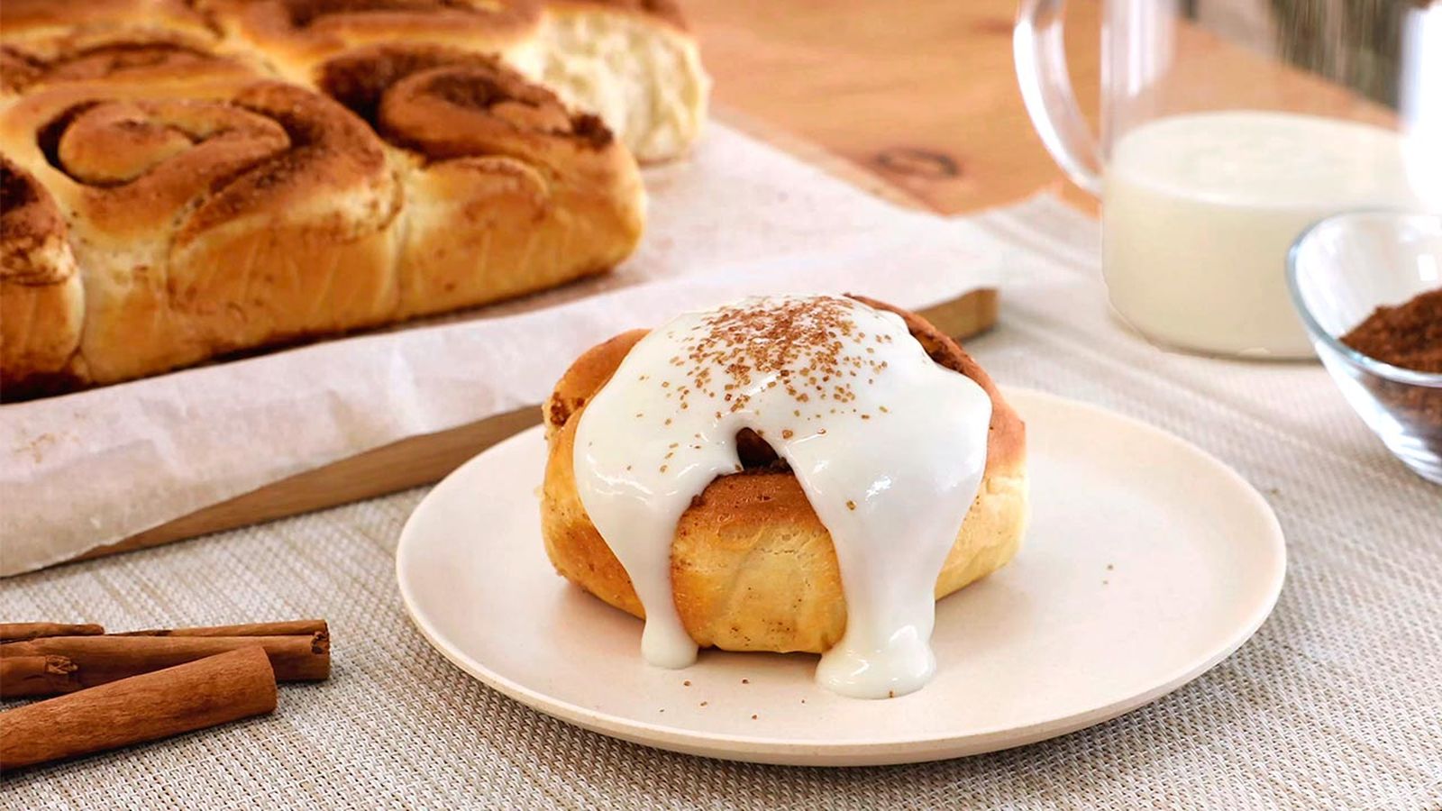 Receta de rollos de canela o cinnamon rolls