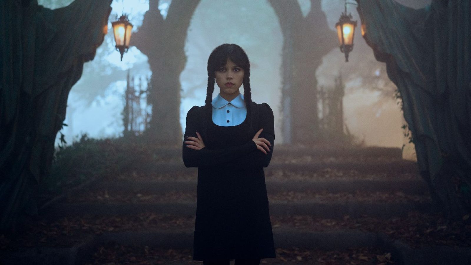 Jenna Ortega en el papel de Miércoles Addams
