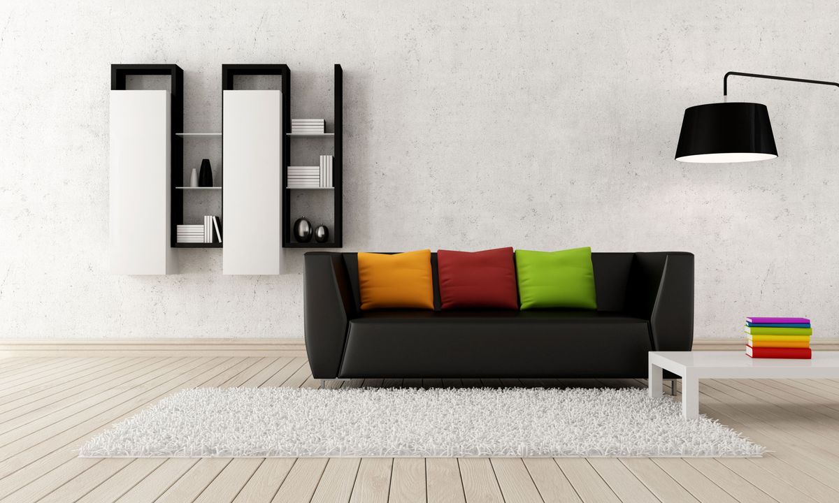 Cómo combinar un sofá negro 4