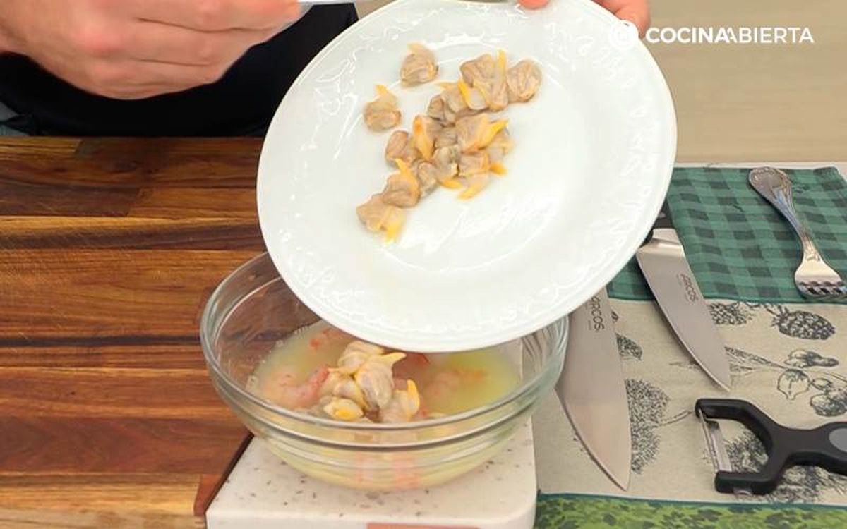 Marina durante 15 a 20 minutos