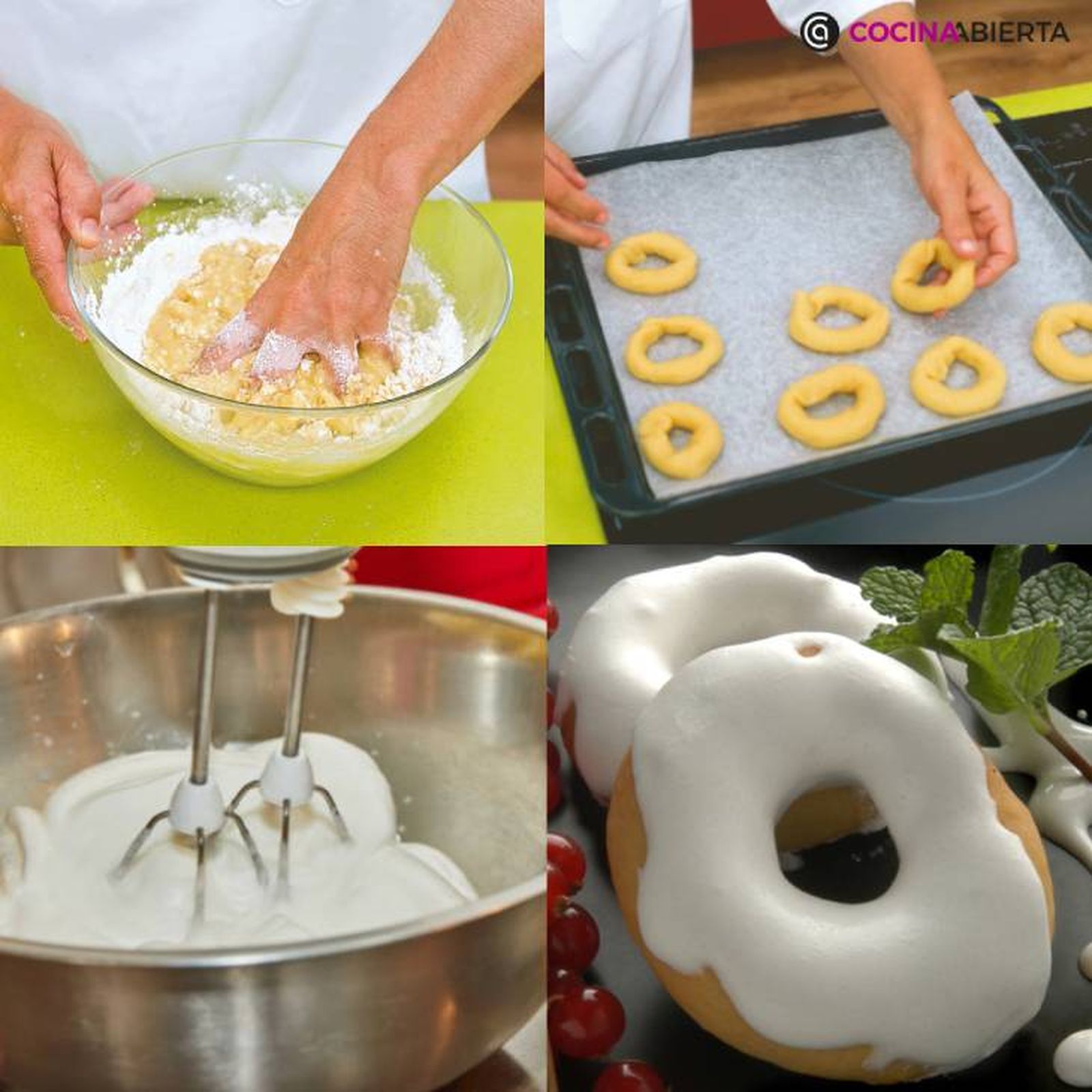 rosquillas glaseadas san blas receta pasos
