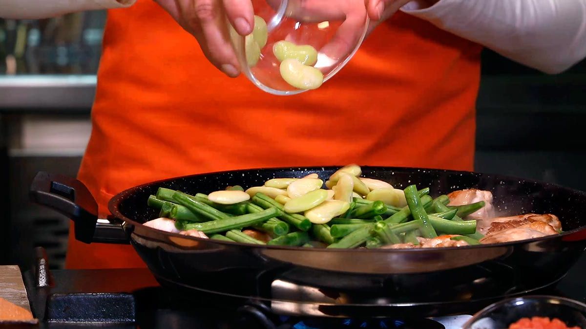 Receta de paella valenciana   paso 2