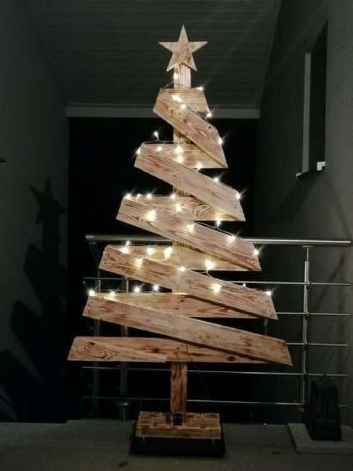 arbol de navidad de palets 2