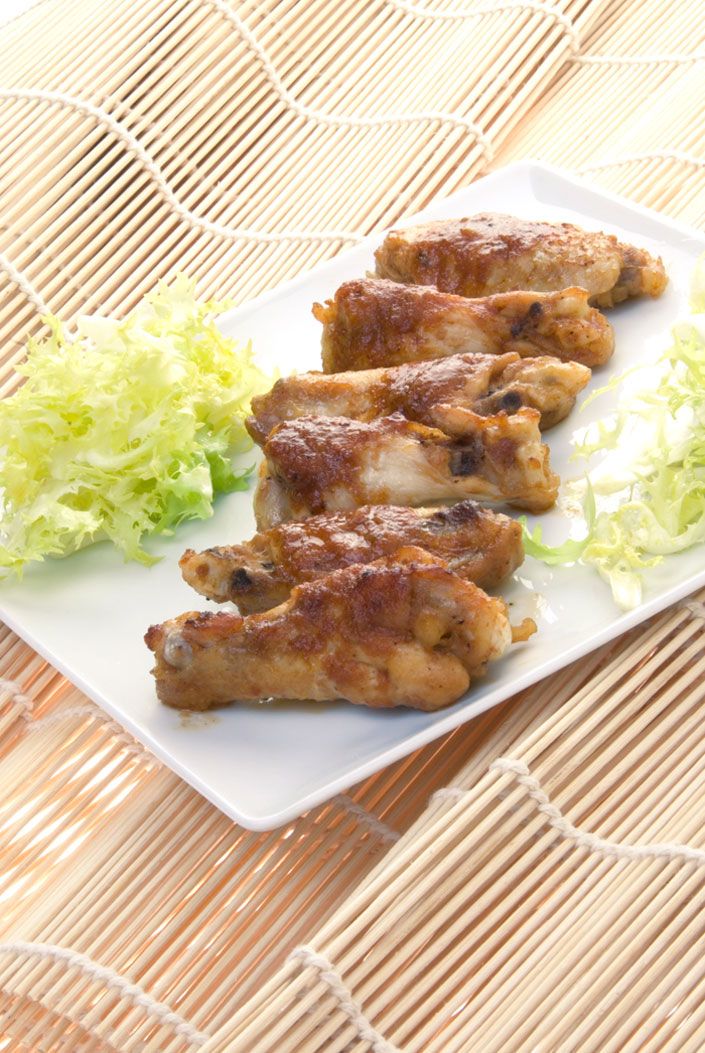 Alitas de pollo con toque mexicano