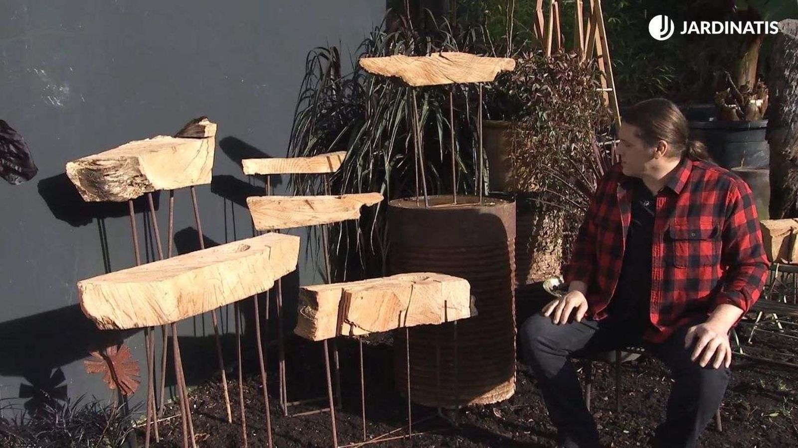 Peanas originales de madera de cedro