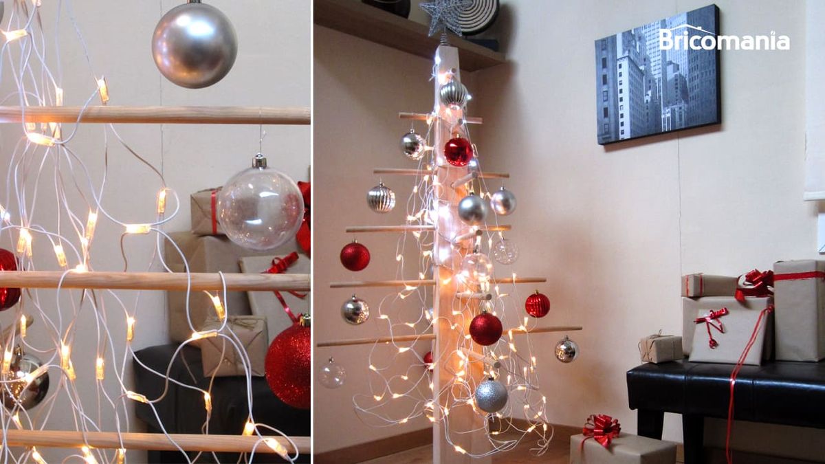 Bricomania 767 arbol de navidad de madera xl