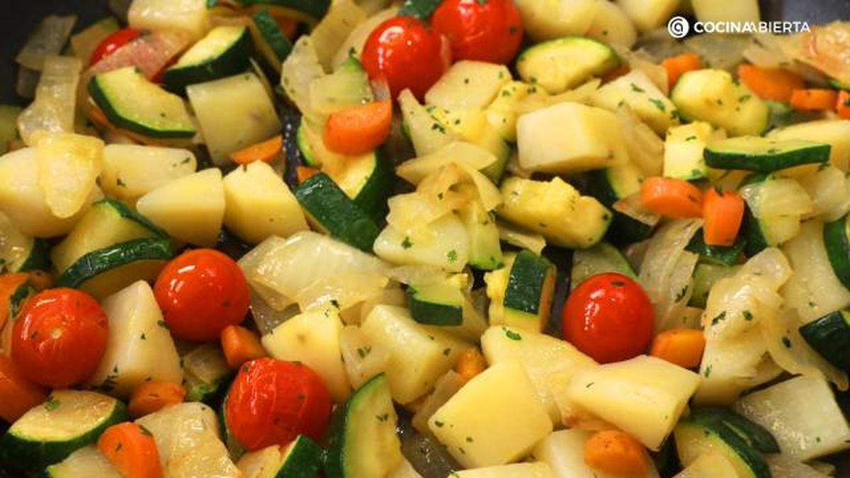 JATA Atun plancha verduras paso 5