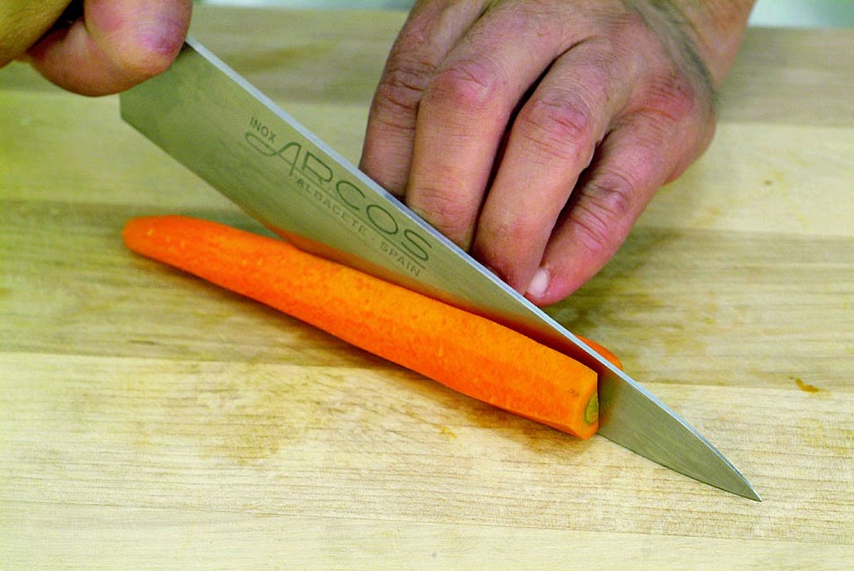 receta pelar picar zanahoria paso3