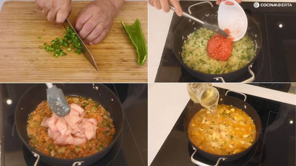 arroz cerveza pollo pasos