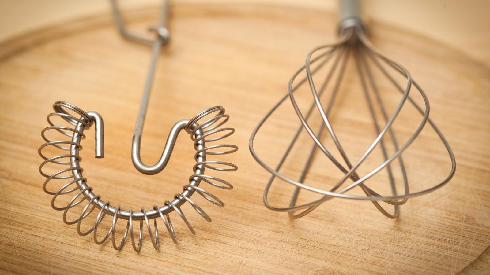 Batidor francés y batidor espiral