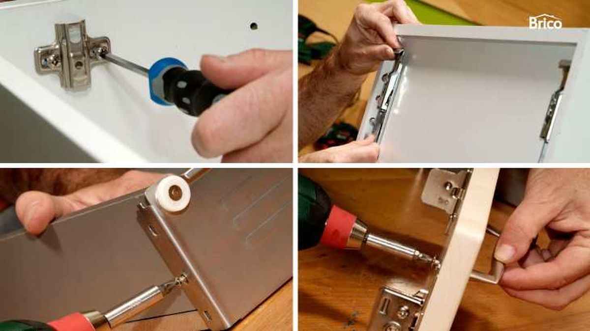 Montar los cajones y las puertas de los armarios