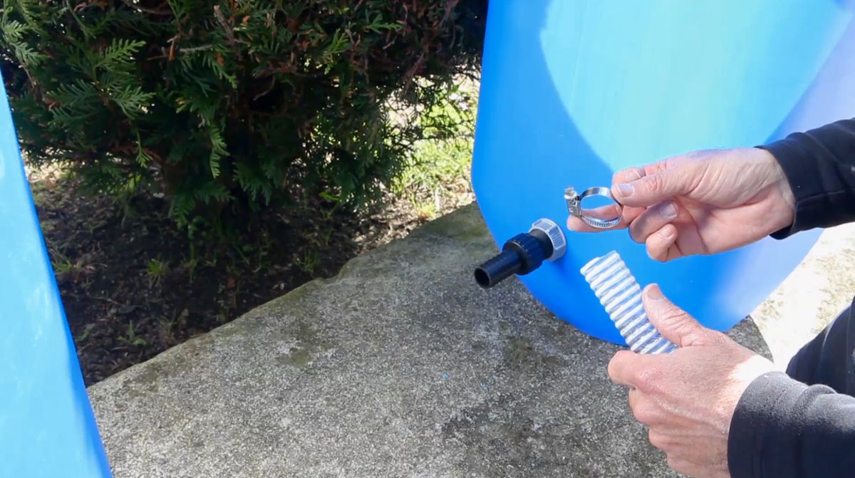 Cómo unir dos bidones de agua paso 7