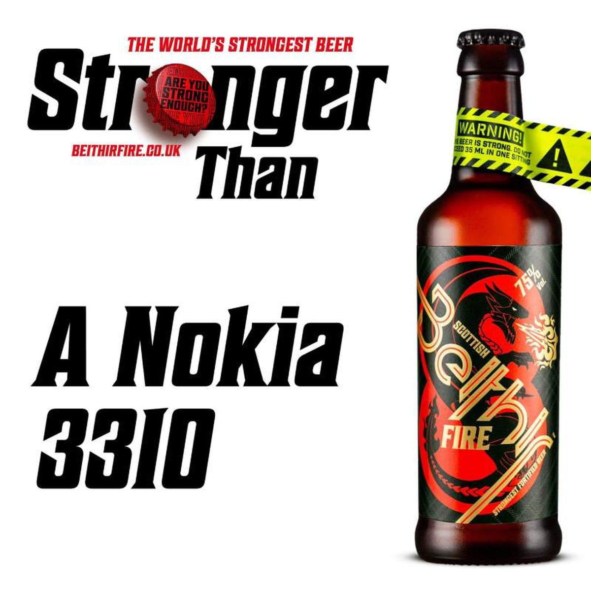 Sus creadores utilizan el humor para alertar de la graduación de la cerveza