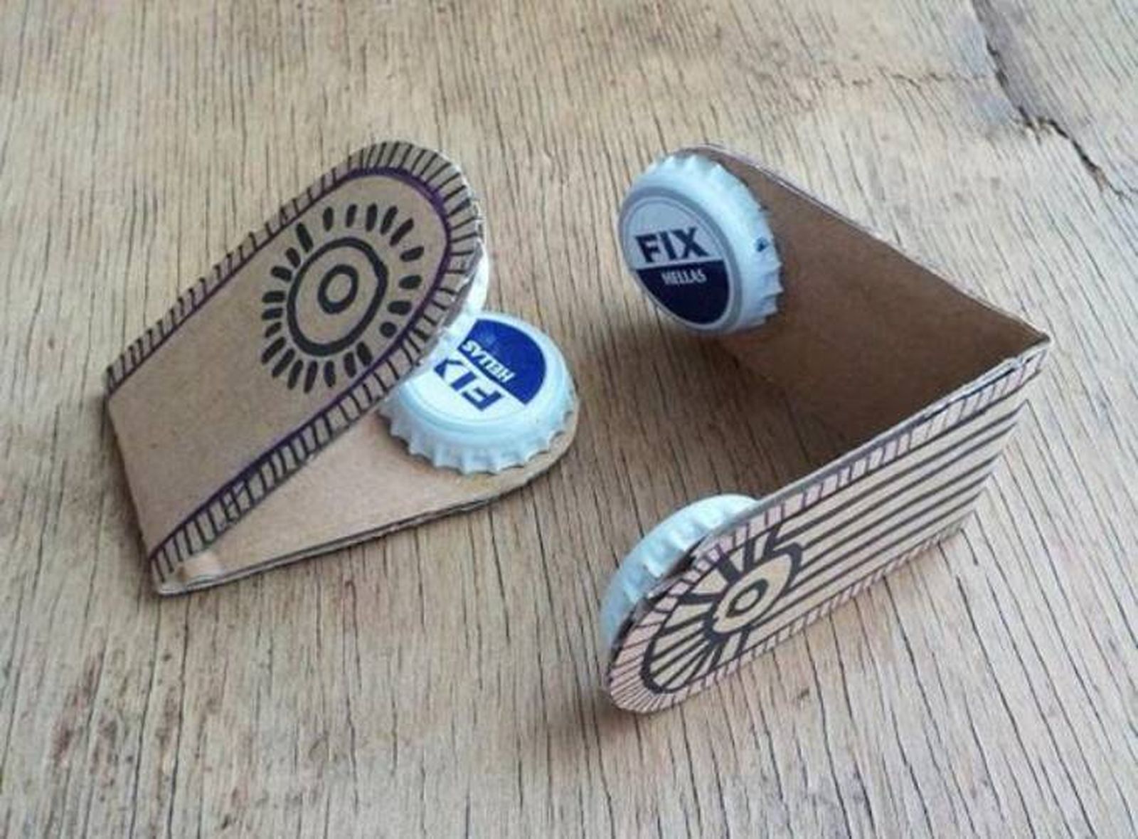 6 instrumentos materiales reciclados castañuelas pinterest Ser Padres