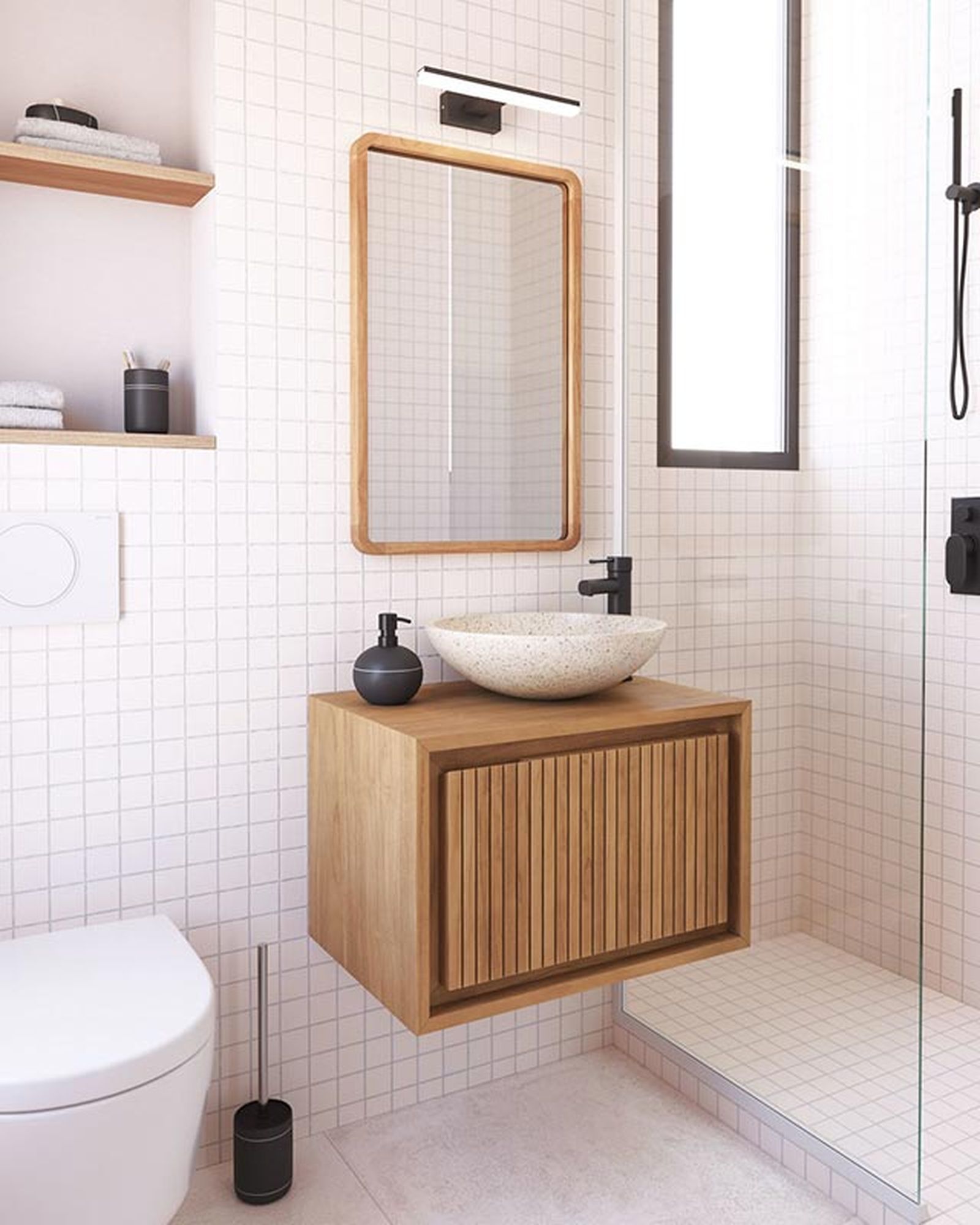Razones para decorar el baño en color blanco 6