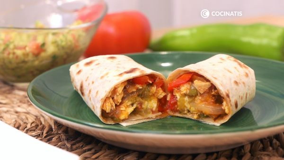 Burritos de pollo listos para comer