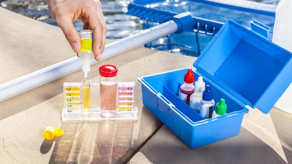 producto para limpiar la piscina medidor calidad agua