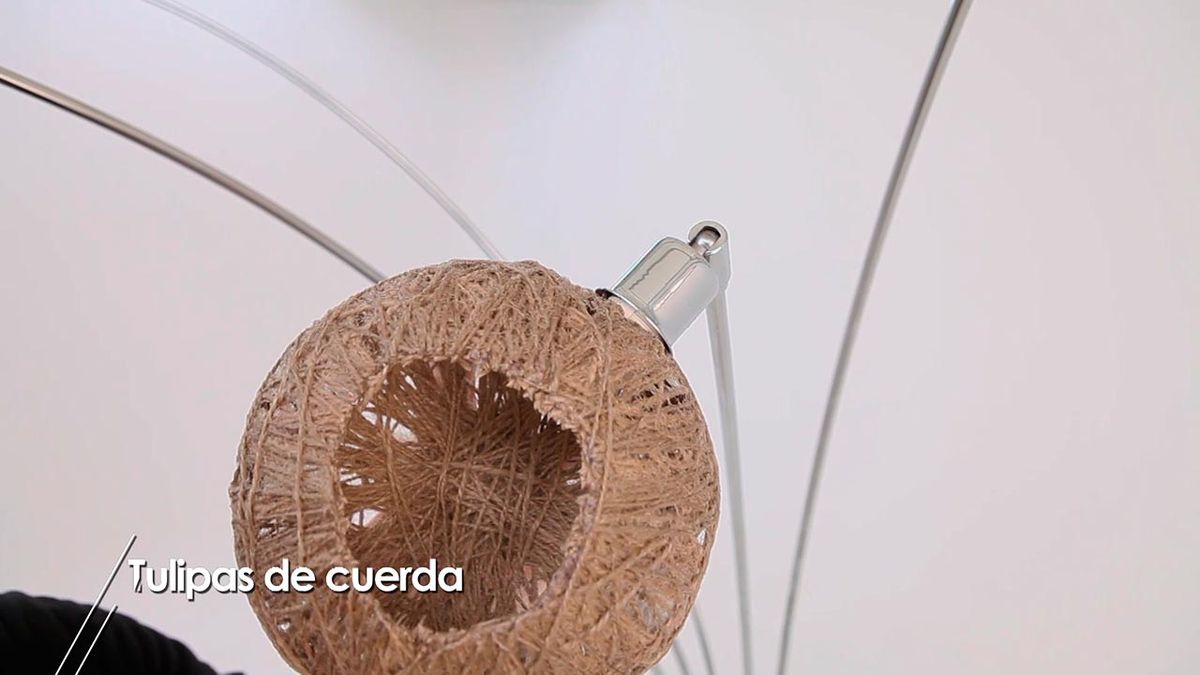 Como hacer tulipas de lampara con cuerdas paso 7