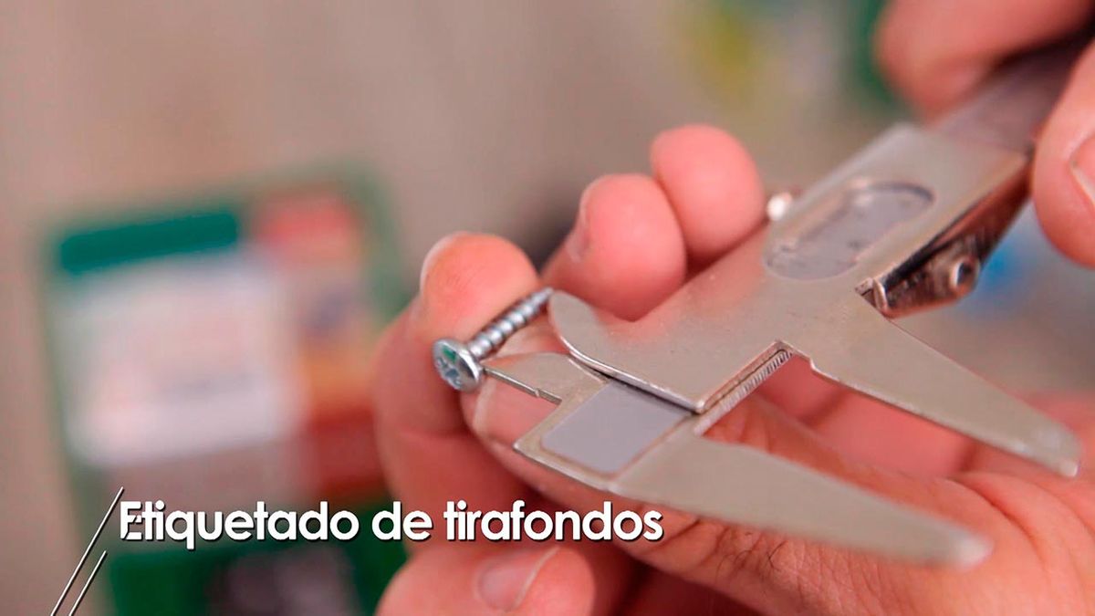 Cómo es el etiquetado de los tirafondos 5