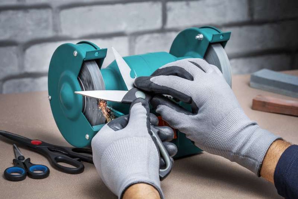 Afilador de tijeras eléctrico