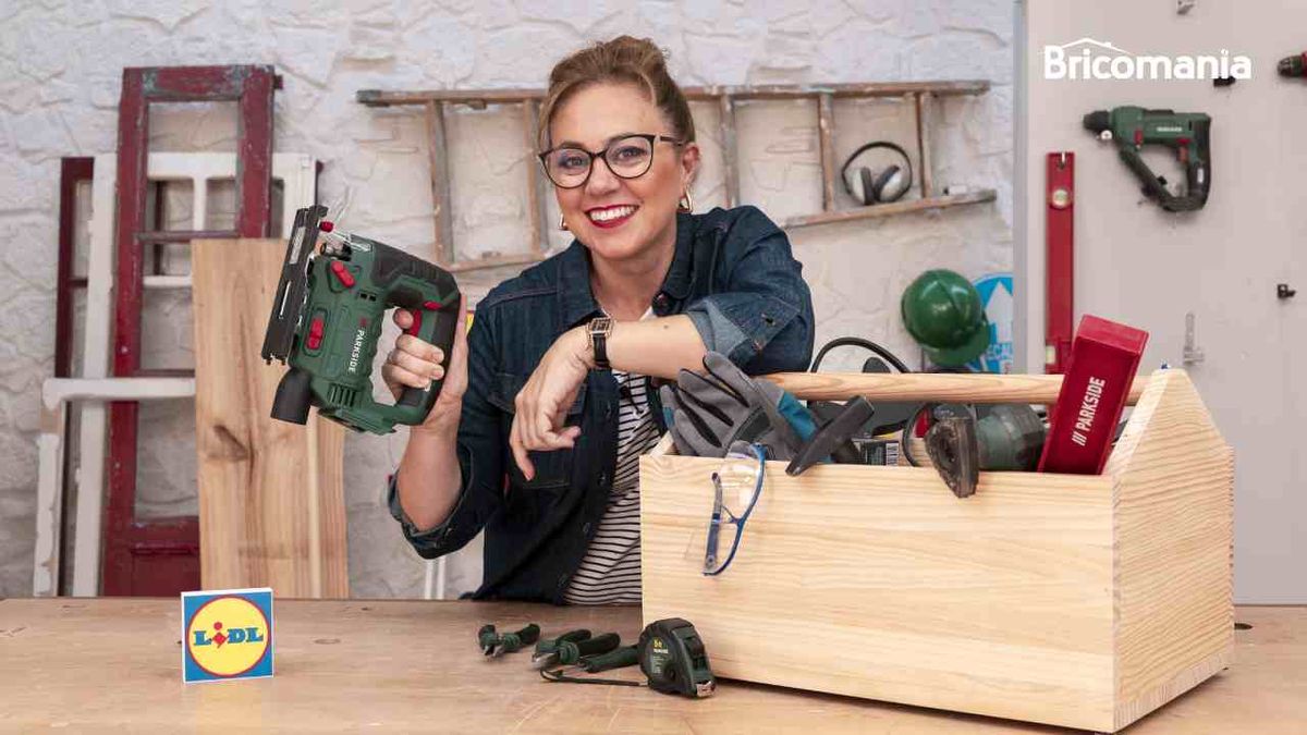 Caja de herramientas de madera