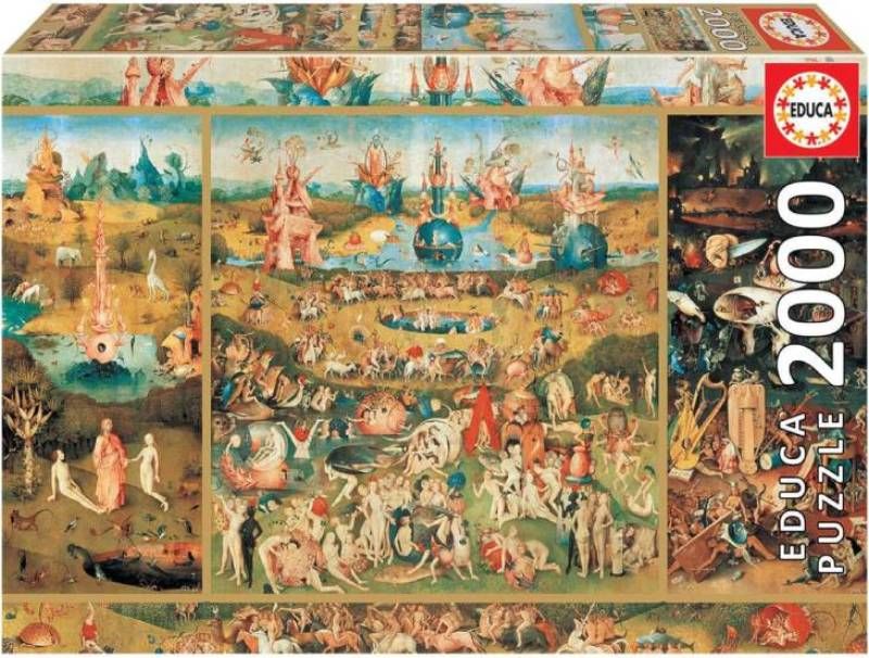 Puzzle de El jardín de las delicias de El Bosco, de 2000 piezas.