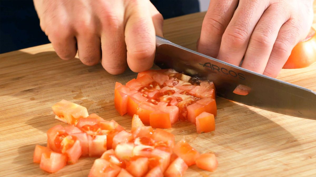 ensalada de arroz  paso 2