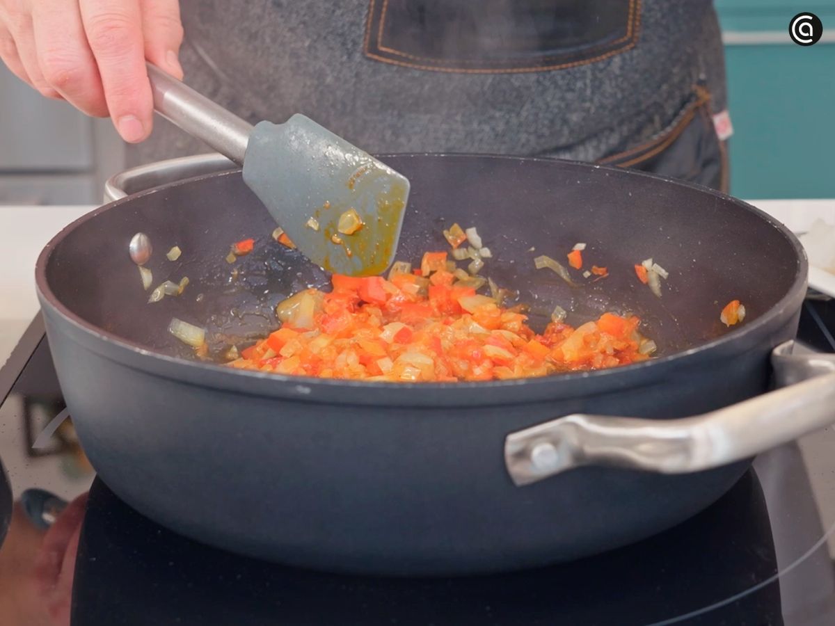 Arroz caldoso con bacalao - paso 1