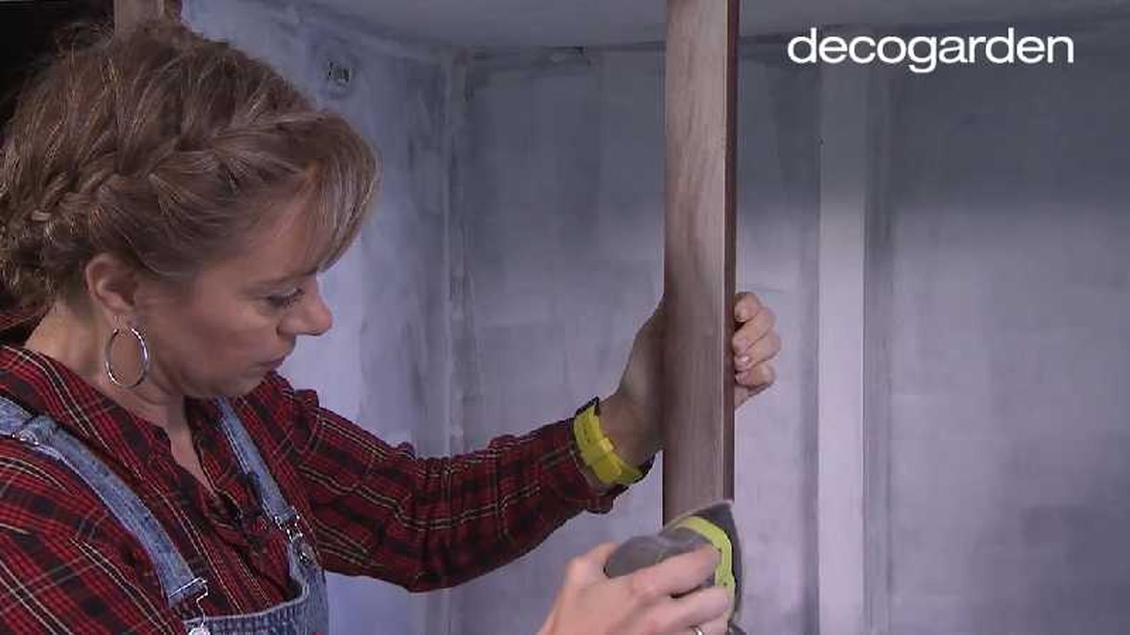 Lijar la estructura del armario es esencial para renovarlo.
