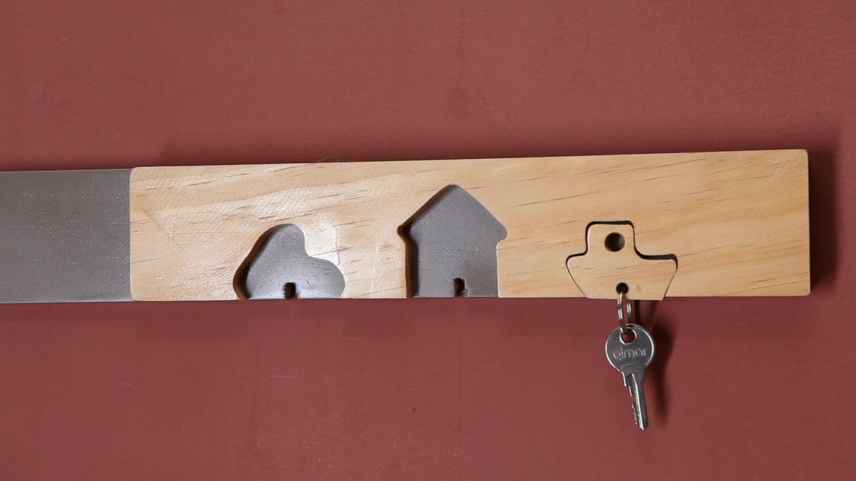 Llavero colgador para la pared