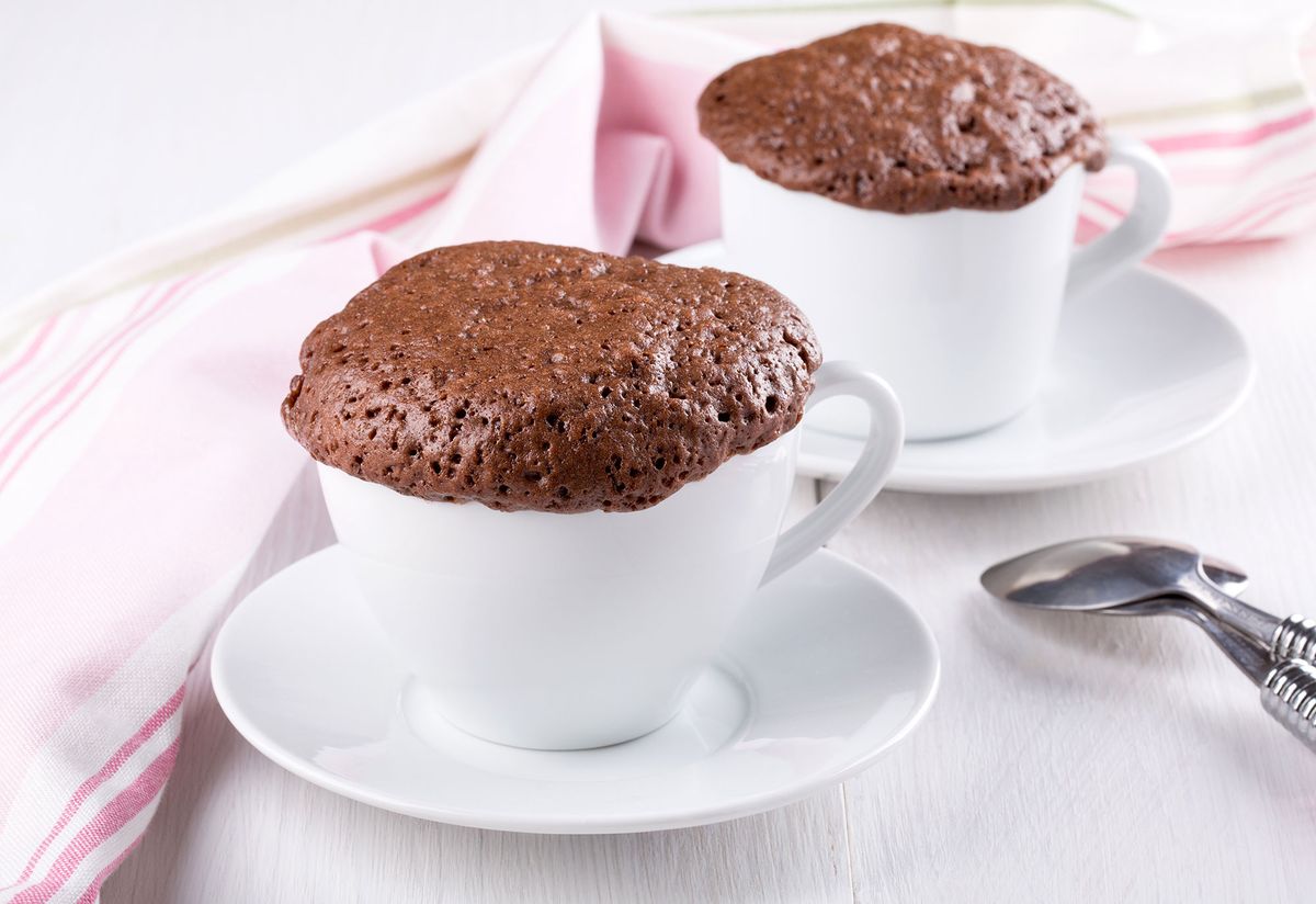 mug cake chocolate bizcocho microondas 1