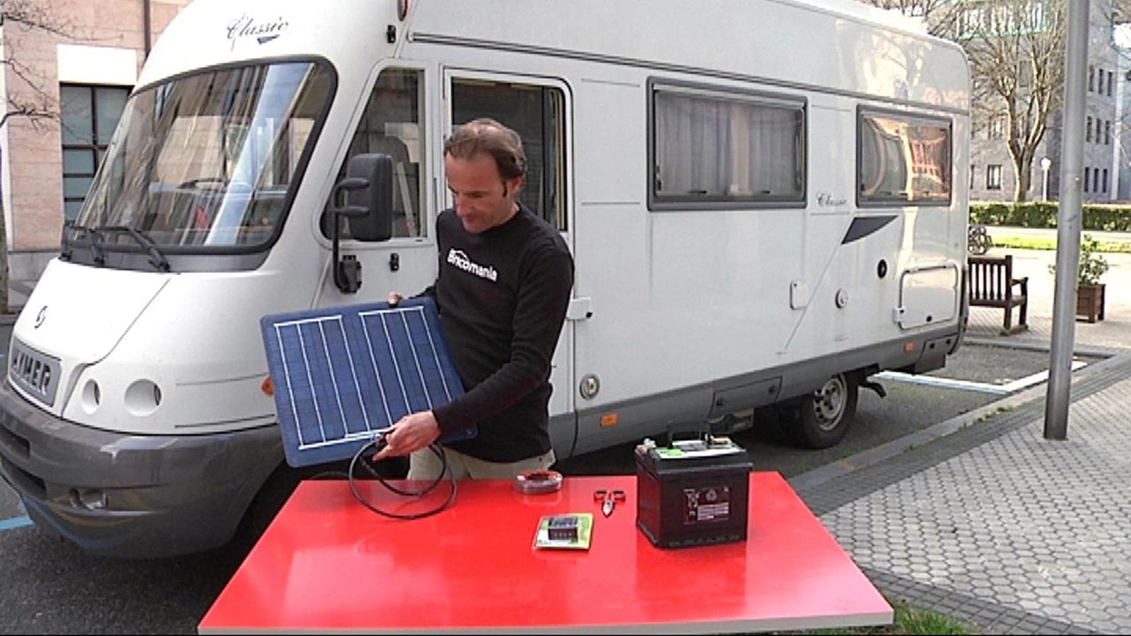 Conexión de placa solar