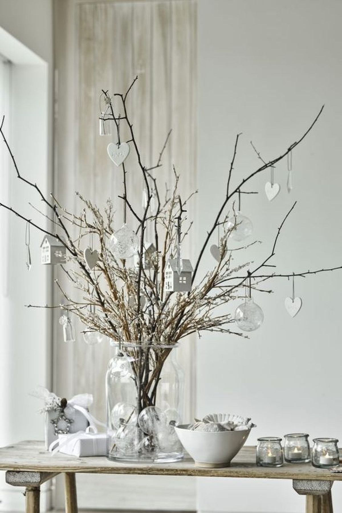 arbol navidad ramas secas pinterest
