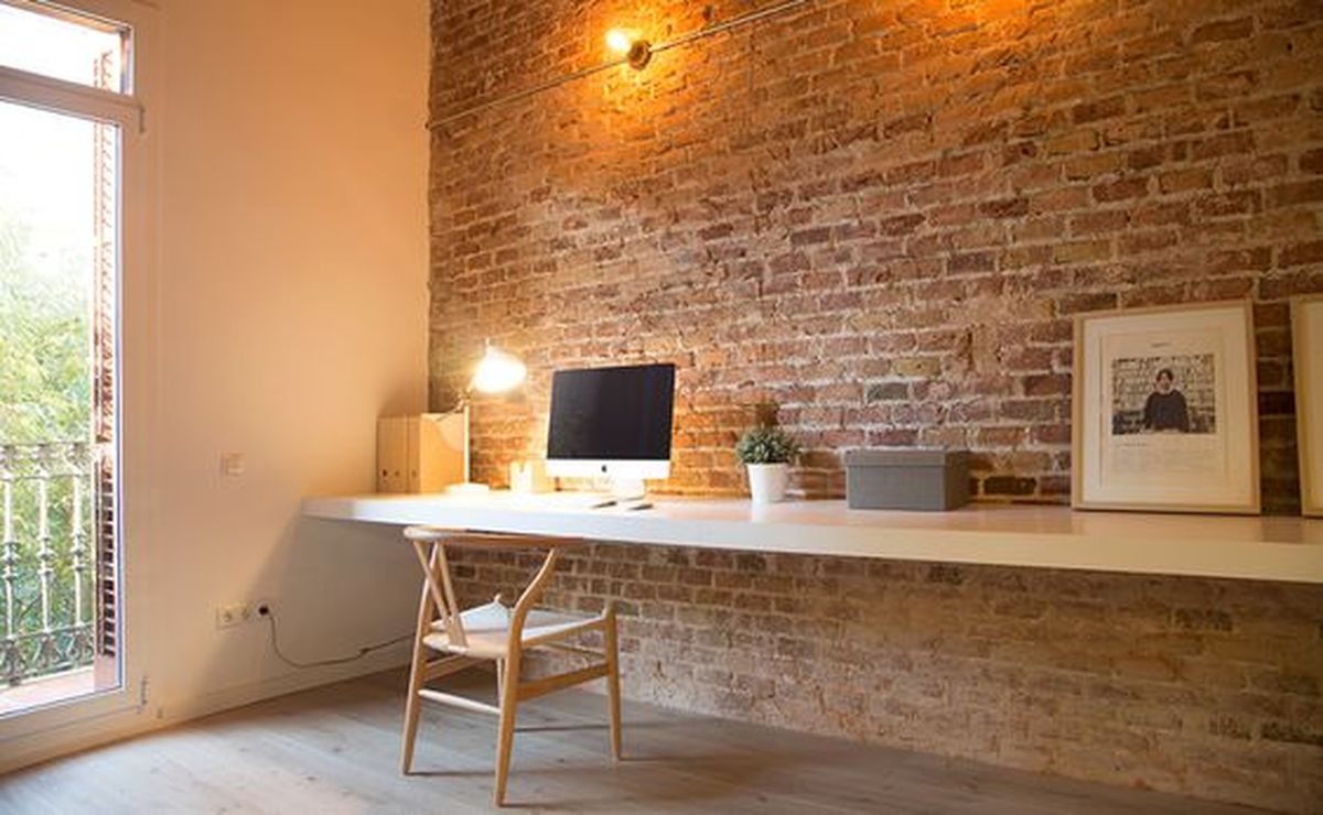 estudio pared ladrillo visto 1