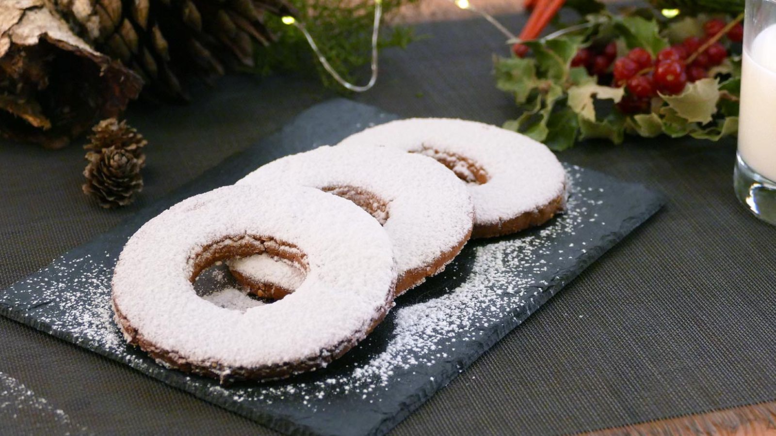 Receta de roscos de vino de Navidad