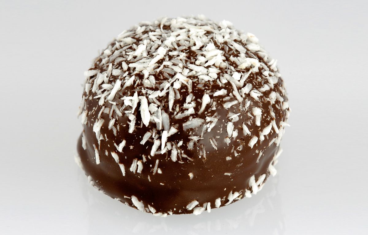 Bolas de chocolate y coco