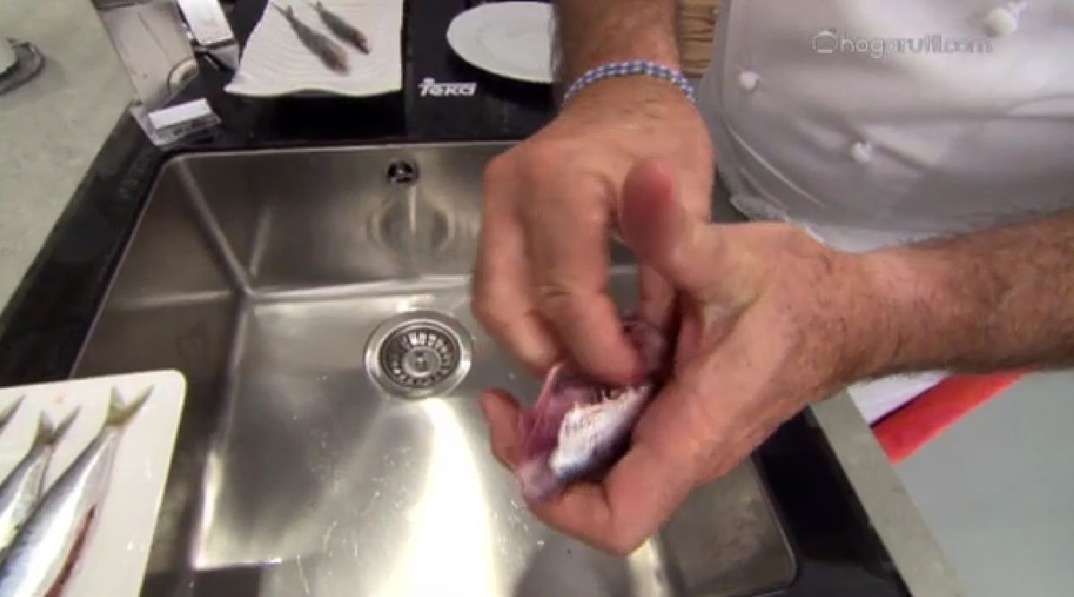 Cómo limpiar las sardinas p2