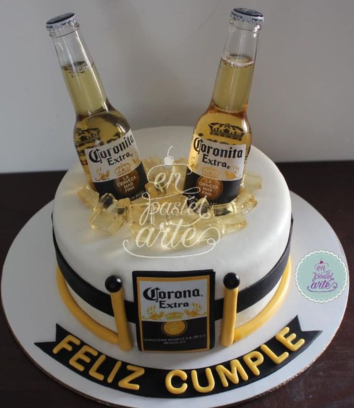 tarta cumpleanos cerveza corona pinterest