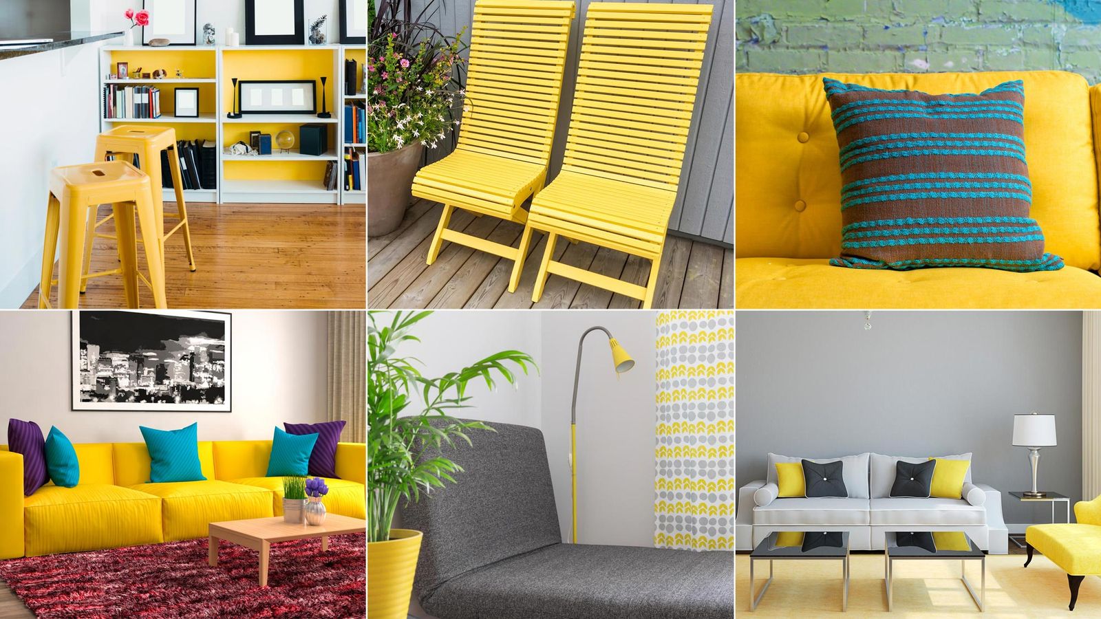 Ideas para decorar en color amarillo