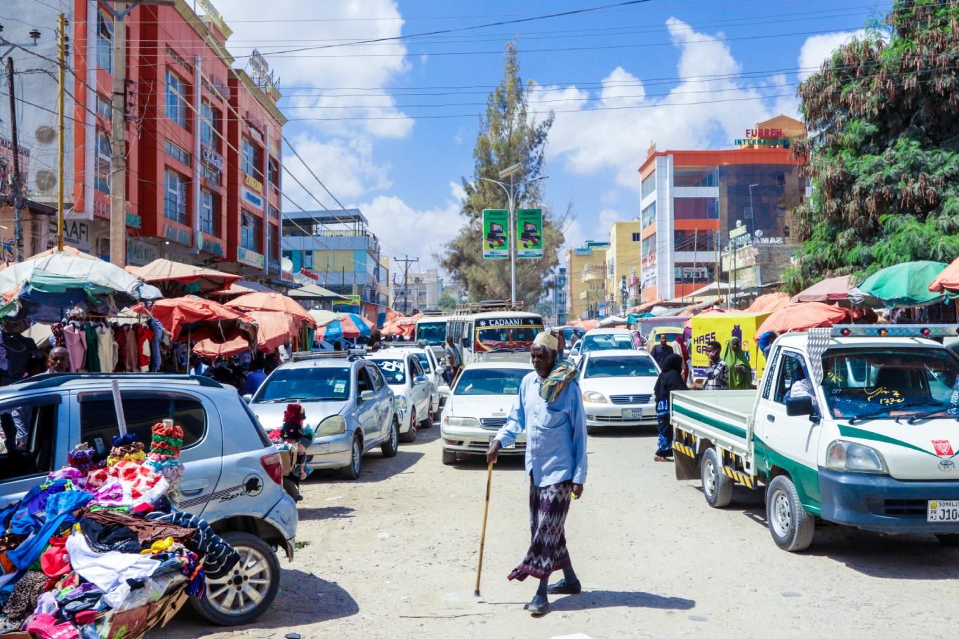 Calles de Hargeisa, Somalia.