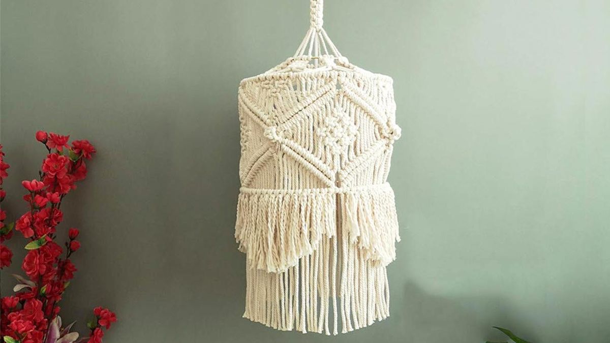 lamparas macrame